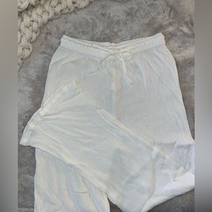 Amazon White Raylon Pants